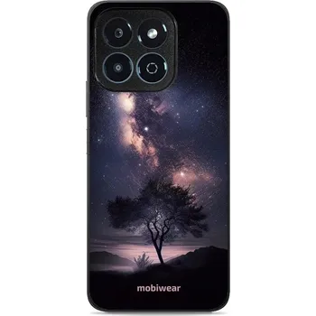 Pouzdro na mobilní telefon Lesklý kryt Mobiwear Glossy - Honor X6b - G005G Strom s galaxií (Prémiové lesklé pouzdro, obal, kryt Mobiwear Glossy na mobil Honor X6b - G005G Strom s galaxií, materiál Plast + TPU silikon - krytí po všech stranách, neošoupatelný potisk, tenké provedení,