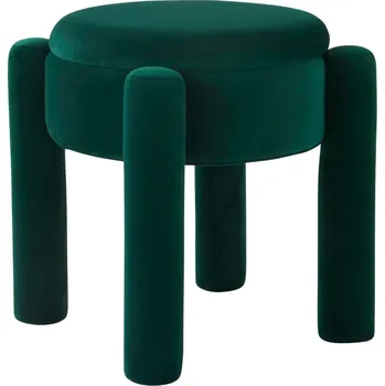 Stolička Jotex Zelená sametová stolička JADE 46 cm