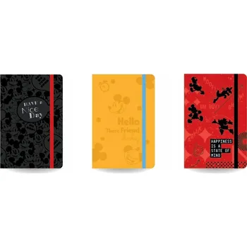 Sešit Notes A5 myšák Mickey klasický sešit linkovaný, vícebarevný
