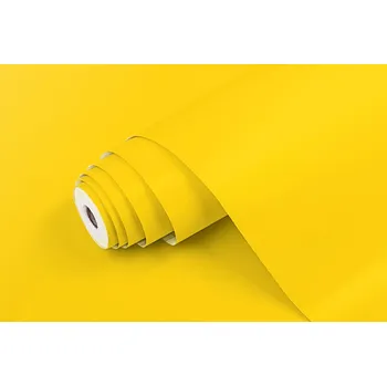 Tapeta PATIFIX | Samolepicí fólie 10-1010 | šíře 45 cm | ŽLUTÁ MATNÁ + Žlutá matná samolepicí tapeta (metráž) PATIFIX v šíři 45 cm