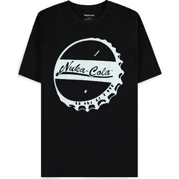 Pánské tričko Tričko Fallout - Black Nuka-Cola Černá