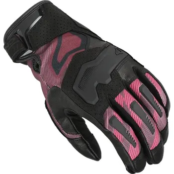 Moto rukavice Macna Haros 2.0 black/bordeaux/pink gloves lady vel.XL