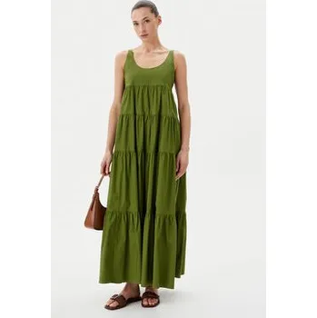 Dámské šaty MICHAEL Michael Kors Letní šaty MS582WLF4C Zelená Regular Fit M