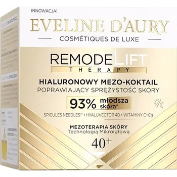 Pleťové sérum Eveline Cosmetics Eveline d'Aury Remodelift Therapy Hyaluronic Meso-Cocktail pro zlepšení pružnosti pleti 40+ 50ml