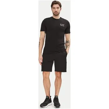 Pánské tričko EA7 Emporio Armani T-Shirt 7M000299 AF13739 UC001 Černá Slim Fit XXL