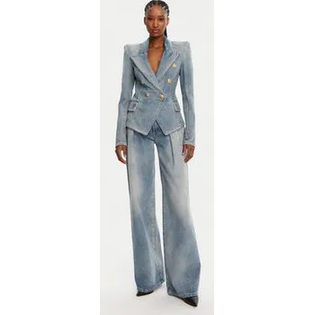 Dámské sako Balmain Sako DF0SI509DF17 Modrá Regular Fit 40