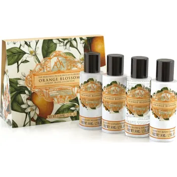 Kosmetická sada Somerset Toiletry Pomerančový květ Dárková cestovní sada, 4x50 ml
