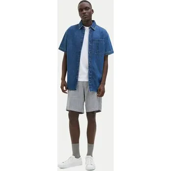 Pánské kraťasy Jack & Jones Šortky z materiálu Tace Mykonos 12269376 Modrá Tapered Fit L