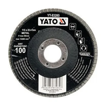 Sada nářadí Kotouč lamelový Yato korundový 115mm P100