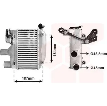Motor automobilu Chladič turba VAN WEZEL 53014703