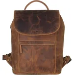 GREENBURRY Kožený městský batoh Ava 1544-25 hnědý