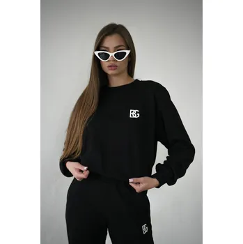 Dámská mikina BG Brandenburg Couture BG Basic dámská mikina černá Velikost: M