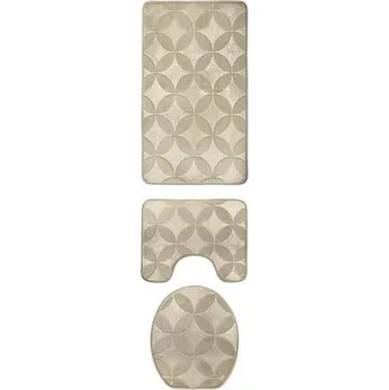 WC čistič Soupr. 3dílná (předložka koup.+WC, WC pokr.) samet.textil, MIX