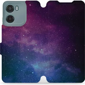 Pouzdro na mobilní telefon Flipové pouzdro Mobiwear - Motorola Moto E15 - V147P Mlhovina (Knížkové flip pouzdro, obal, kryt na mobil Motorola Moto E15 - V147P Mlhovina, materiál Umělá kůže + TPU - ochrana 360°, stojánek, silikonová vanička, magnetické zavírání)