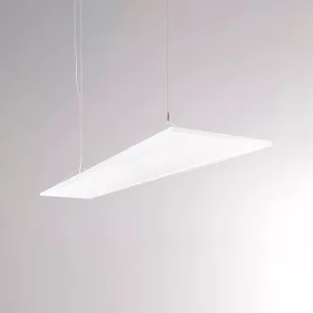 Molto Luce Závěsné kancelářské svítidlo s přímým i nepřímým svícením Rube Barva: Bílá, Délka: 1495 mm, Teplota chromatičnosti / Stmívání: 3000 Kelvinů / Nestmívatelné 757-lr15031400s