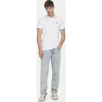 Only & Sons Polokošile Fletcher 22024827 Bílá Regular Fit M