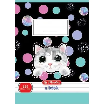 Sešit Školní sešit 624 notýsek A6 bezdřevý Kočka 60078292