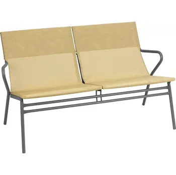 Zahradní lavice Nízká lavice HORIZON Low BatylineDuo žlutá Safran