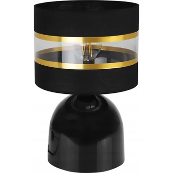 Stojací lampa STOJACÍ LAMPA NOČNÍ S ELEGANTNÍM ZLATÝM STÍNIDLEM 20 CM