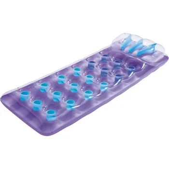 Neonová plážová matrace BESTWAY Fialová , 188 x 71 cm