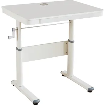 Psací stůl Rostoucí psací stůl, bílá, JANIS