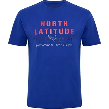 Pánské tričko Pánské tričko 51126 NORTH 56°4 modré s potiskem krátký rukáv 4XL - 10XL NORTH 56°4 - 6XL