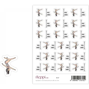 samolepka Fleppi Samolepky Pole Dance