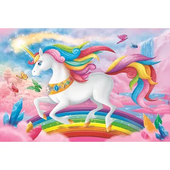 Diamantové malování Amparo Miranda® Diamantový obrázek Duhový Jednorožec