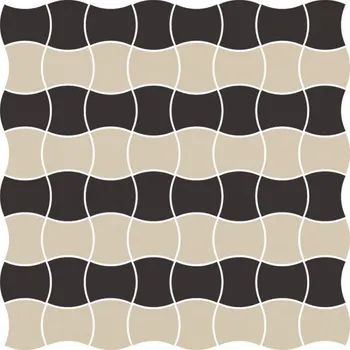 Stavební materiál PARADYZ DLAŽBA MODERNIZ NERO MOZ.MIX B 30,86x30,86/3,6x4,4 PAR-157259