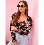 Dámský top v černé barvě ART35955, VELIKOST UNI ( XS, S, M )