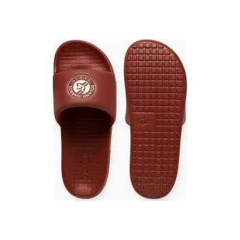 Pánská tenisová obuv Lacoste pánské pantofle SERVE SLIDE 1.0 Roland Garros orange 2025 41