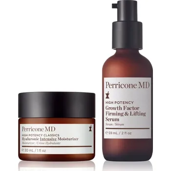 Pleťové sérum Perricone MD High Potency Perricone MD High Potency Firming & Lifting Serum liftingové zpevňující sérum 59 ml + Perricone MD High Potency Classics Intensive Moisturizer intenzivní hydratační krém s kyselinou hyaluronovou 30 ml
