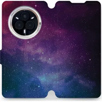 Pouzdro na mobilní telefon Flipové pouzdro Mobiwear - Realme 14 Pro 5G - V147P Mlhovina (Knížkové flip pouzdro, obal, kryt na mobil Realme 14 Pro 5G - V147P Mlhovina, materiál Umělá kůže + TPU - ochrana 360°, stojánek, silikonová vanička, magnetické zavírání)