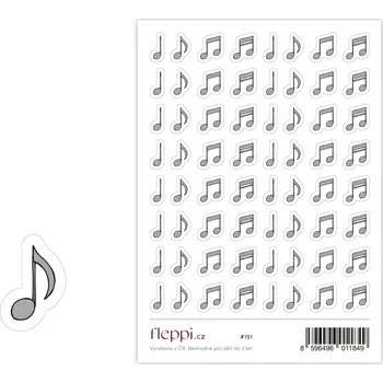 samolepka Fleppi Samolepky Noty