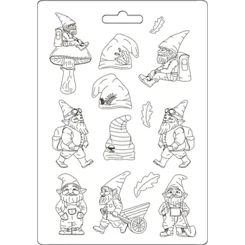 Stamperia Forma na odlévání A5 - Skřítci