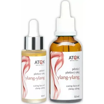 Pleťový olej ATOK Pěsticí pleťový olej Ylang-ylang (Pleťový olej s okouzlující vůní ylang-ylangu pro vitalitu a pružnost suché, zralé a ochablé pleti)
