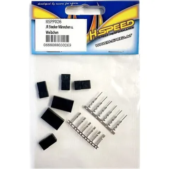 RC náhradní díl H-Speed servo konektor SPM/JR (2 páry) - expresní doprava