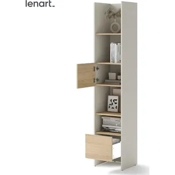 regál Dig-net nábytek Regál Lenart BED CONCEPT BC-23 | kašmír / dub nagano