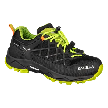 Dětská treková obuv Salewa Dětské boty Wildfire WP EU 34, Black Out/Cactus