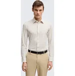 Pánská košile BOSS Black P-HANK-kentC1222 50539415 béžová Velikost: 40