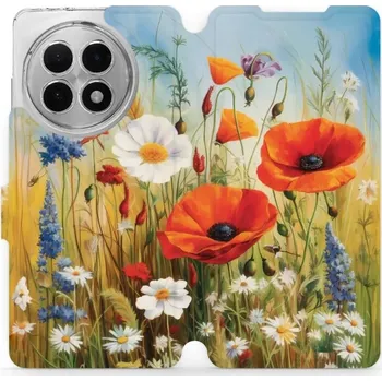 Pouzdro na mobilní telefon Flipové pouzdro Mobiwear - OnePlus 13R - VP43S Letní louka (Knížkové flip pouzdro, obal, kryt na mobil OnePlus 13R - VP43S Letní louka, materiál Umělá kůže + TPU - ochrana 360°, stojánek, silikonová vanička, magnetické zavírání)