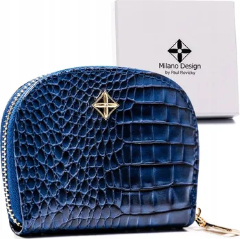 Peněženka Milano Design peněženka eko kůže modrá - dámská