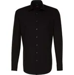 Seidensticker Pánská košile s nežehlivou úpravou a náprsní kapsou Barva: Černá, Velikost: 45 SN003000