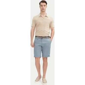 Pánské kraťasy INDICODE Šortky z materiálu Royce 70-039 Modrá Slim Fit XXL