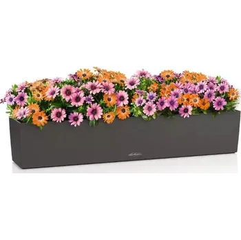 Květináč Samozavlažovací truhlík Lechuza BALCONERA STONE 100 grafitová kompletní set