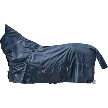 Deka pro koně Deka výběhová HKM -KOMBI 0/50/150/300G- - Tmavě modrá - 145cm