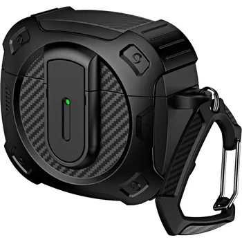 Příslušenství pro sluchátka Hook odolný obal na Apple AirPods 4 - černý