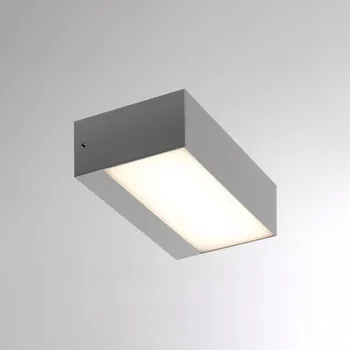 Molto Luce Kvádrové venkovní LED svítidlo pro nástěnnou montáž Pare Barva: Stříbrná 100-02190740