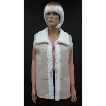 Dámská vesta Špongr Dagmar VE36 béžová Velikost: 54