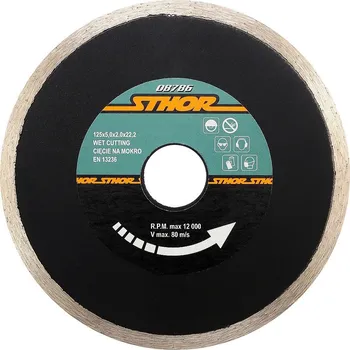 Sada nářadí Kotouč diamantový 125x22,2x5,0x2,0mm plný